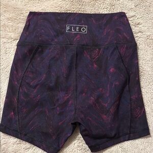 Fleo Purple Athletic Shorts